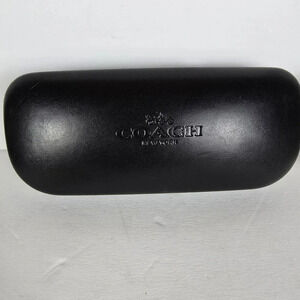 Coach Hard Clamshell Black Eyeglass Case